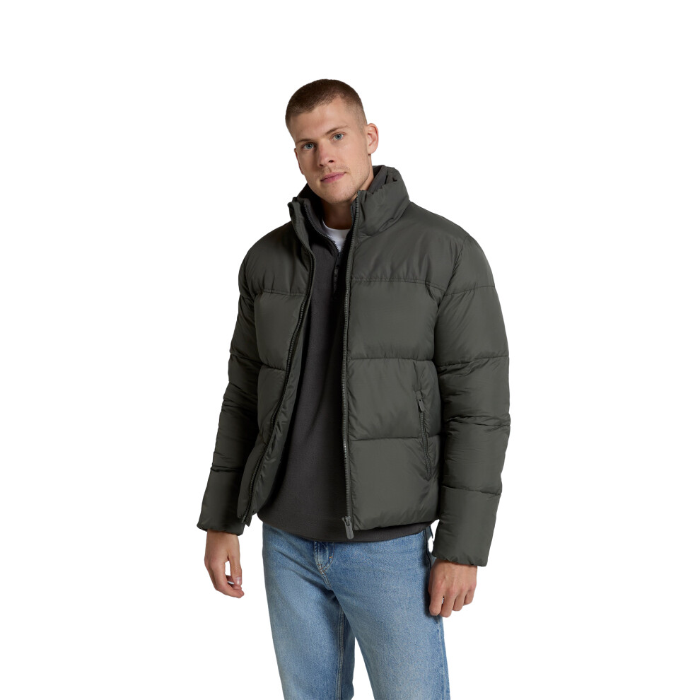 (L, Dark Khaki) Animal Mens Volt Padded Jacket