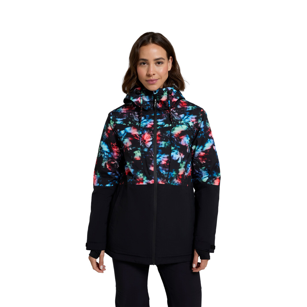 (6 UK, Coral) Animal Womens/Ladies Edge Graphic Print Ski Jacket