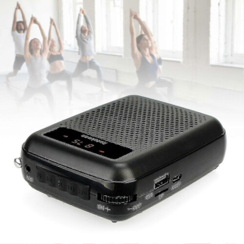 Voice Amplifier Multifunctional Digital Display Abs Portable Mini 12w Microphone Megaphone Speaker for Teacher 1