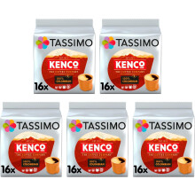 Tassimo Kenco Café colombien en dosettes X16 – Pack de 5, Total 80 boissons