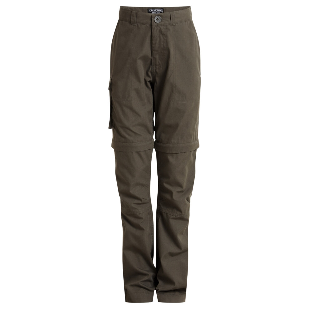 (7-8 Years, Woodland Green) Craghoppers Childrens/Kids Kiwi II Convertible Cargo Trousers