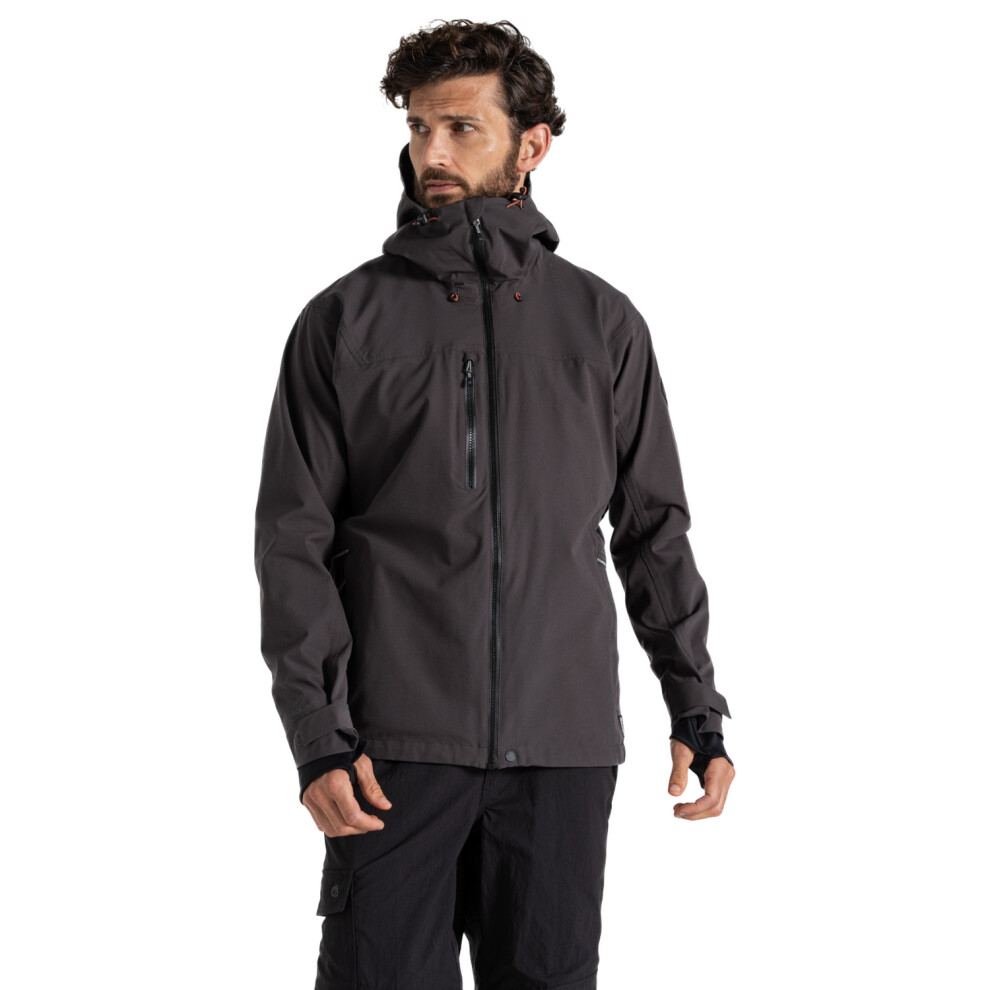 (L, Carbon Grey) Craghoppers Mens Richmond Stretch Waterproof Jacket