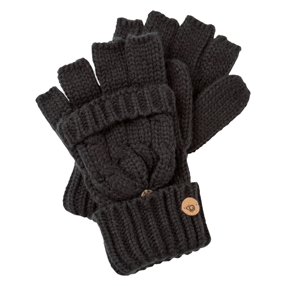 (S-M, Black) Craghoppers Womens/Ladies Niamh Mittens