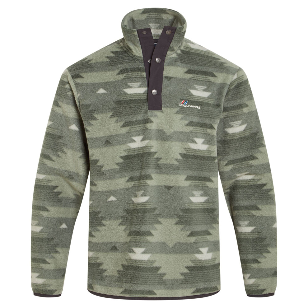 (XS, Laurel Green) Craghoppers Mens Dewlish Insulated Overhead Fleece Top