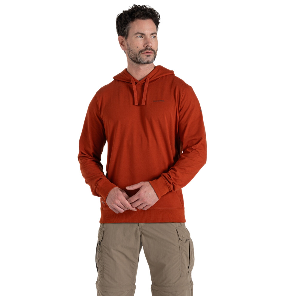 (XXL, Red Beach) Craghoppers Mens Tagus Nosilife Hoodie