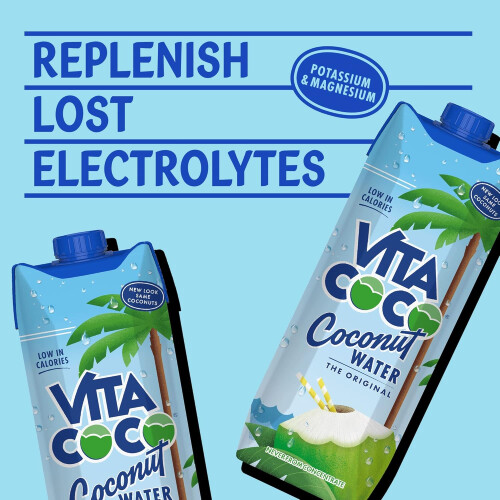 Vita Coco Puur Kokoswater Multipack 1L x 6, Natuurlijk hydraterend 1