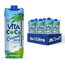 Vita Coco Reines Kokosnusswasser – natürlich feuchtigkeitsspendend, elektrolytreich, glutenfrei, vegan, Vitamin C & Kalium
