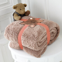 (King 200x240cm, Mink) Teddy Bear Fleece Throw Ultra Soft Warm Cosy Cuddly