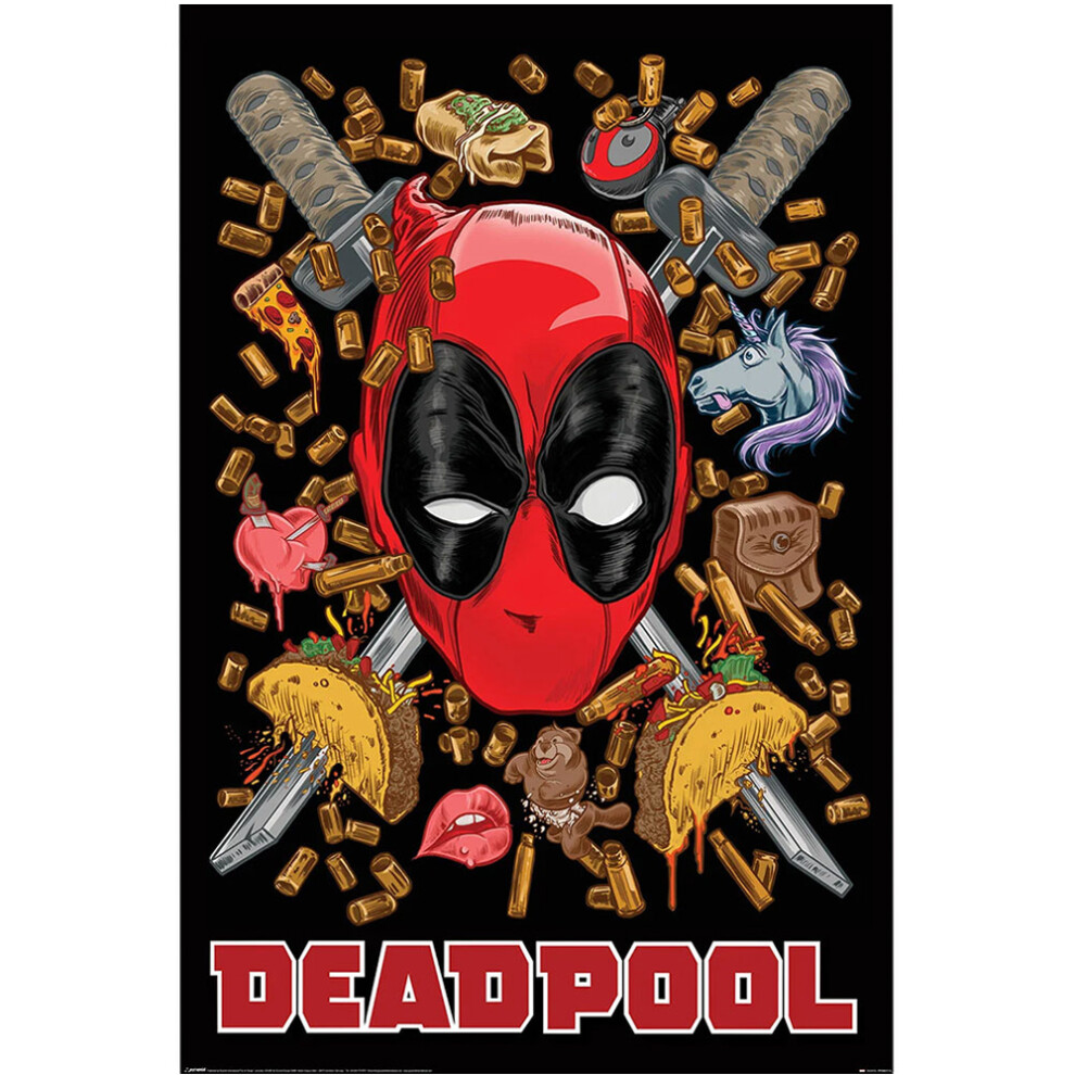 Deadpool Chimichanga Poster