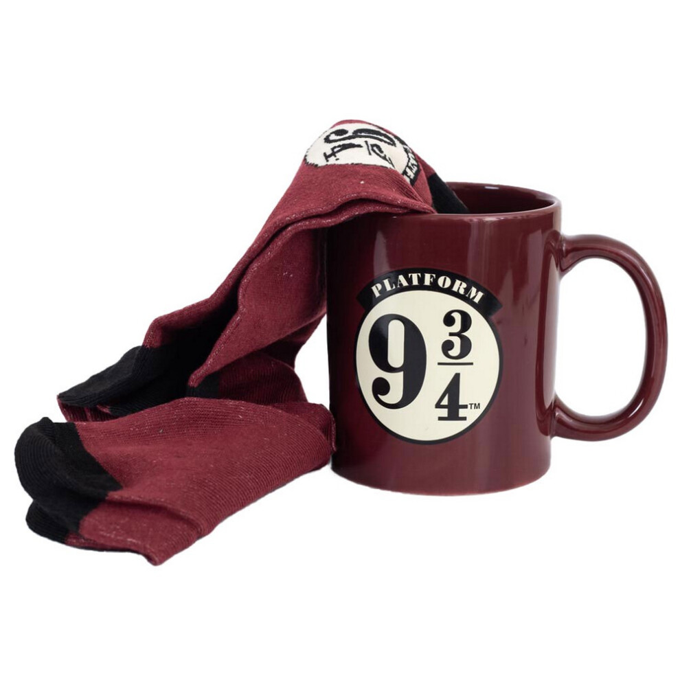 Harry Potter Platform 9 3/4 Mug and Sock Set