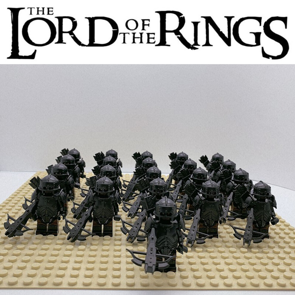 Bonxaif (21Pcs Orc Archer) 21Pcs Lord Of The Rings Minifigures Fit Lego Kid Toys Light