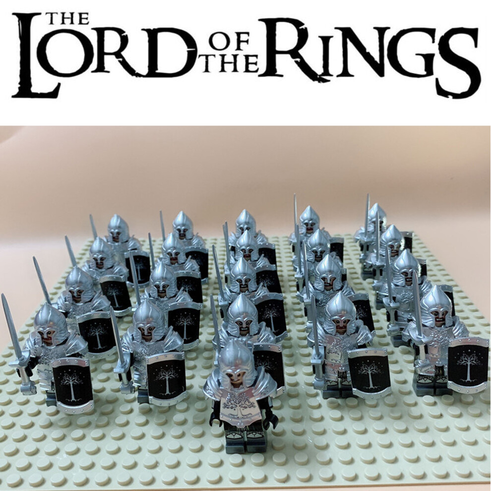 (21PCS Heavy Sword Infantry) 21PCS Lord Of The Rings Minifigures Fit Lego Kid Toys