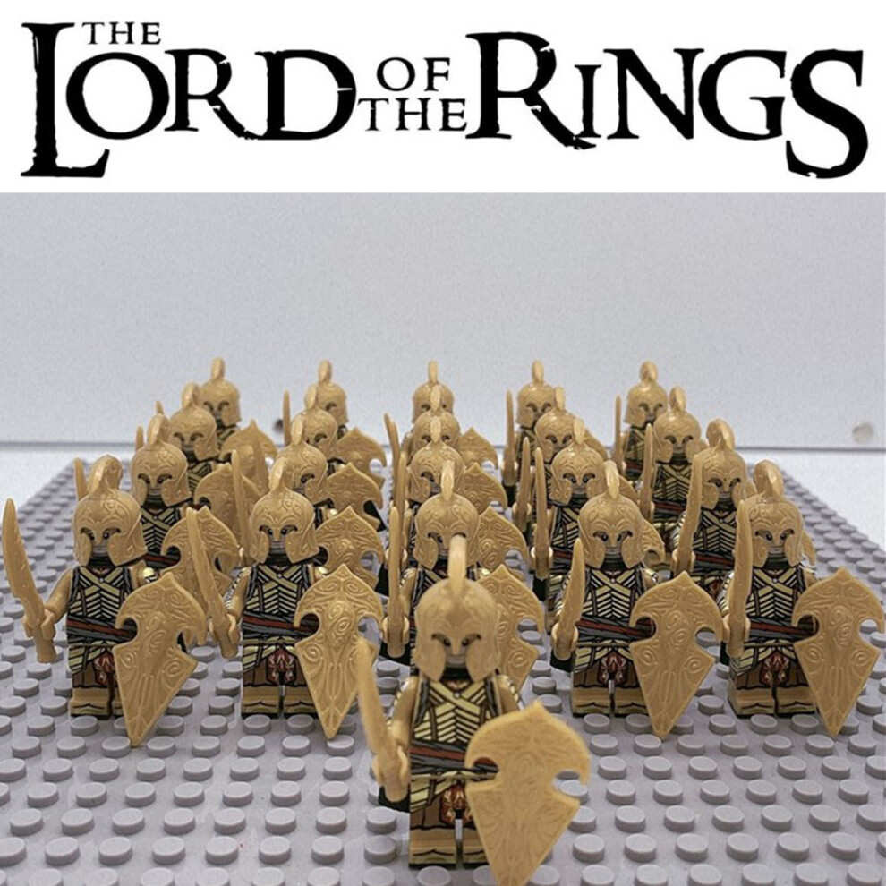 (21PCS Nuoduo Elf Knife Guardian) 21PCS Lord Of The Rings Minifigures Fit Lego Kid Toys