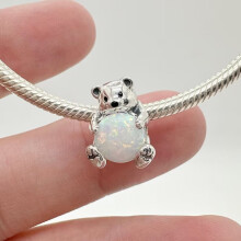 Christmas Polar bear charm for women bracelet S925 Sterling Silver