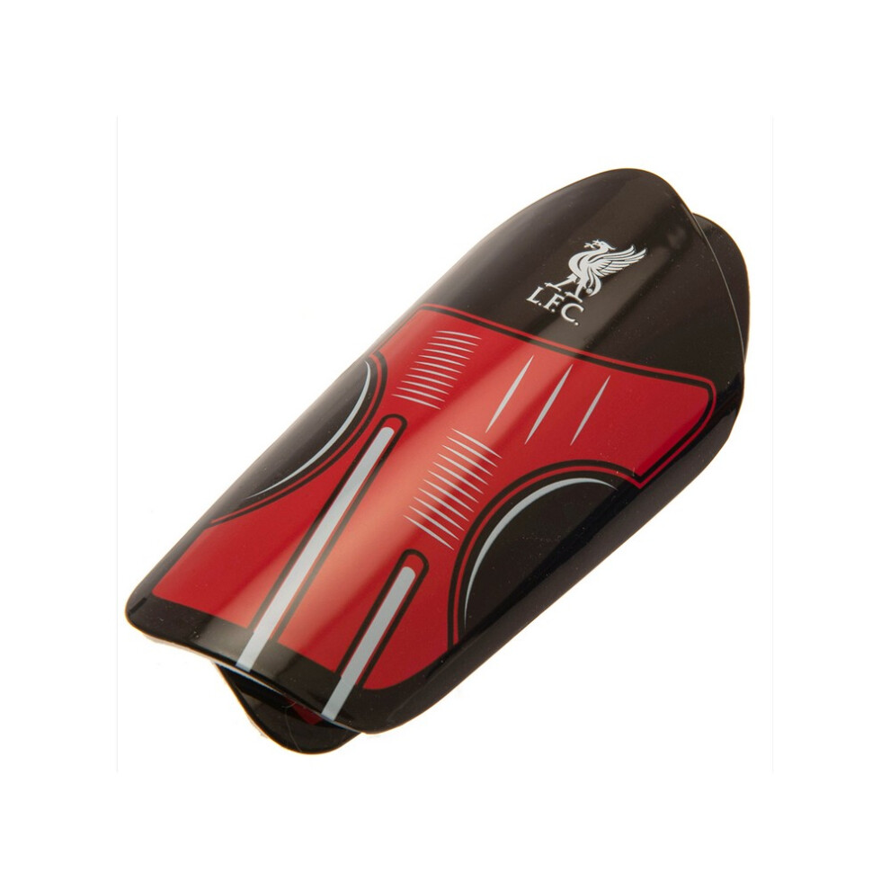 Liverpool FC Childrens/Kids Crest Slip-In Shin Guards