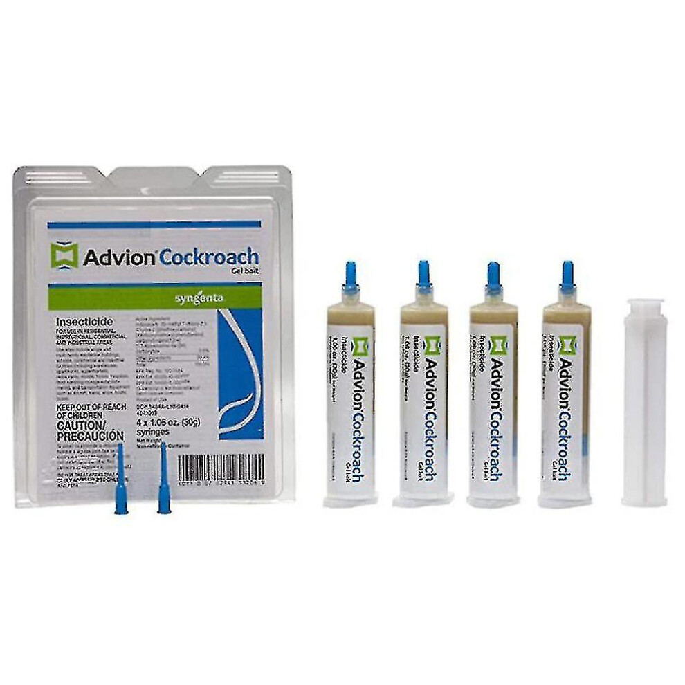 Cockroach Gel Bait Roach Pest Killer With Plunger Tip For Floor Kitchen Non-toxic Tasteless 30g