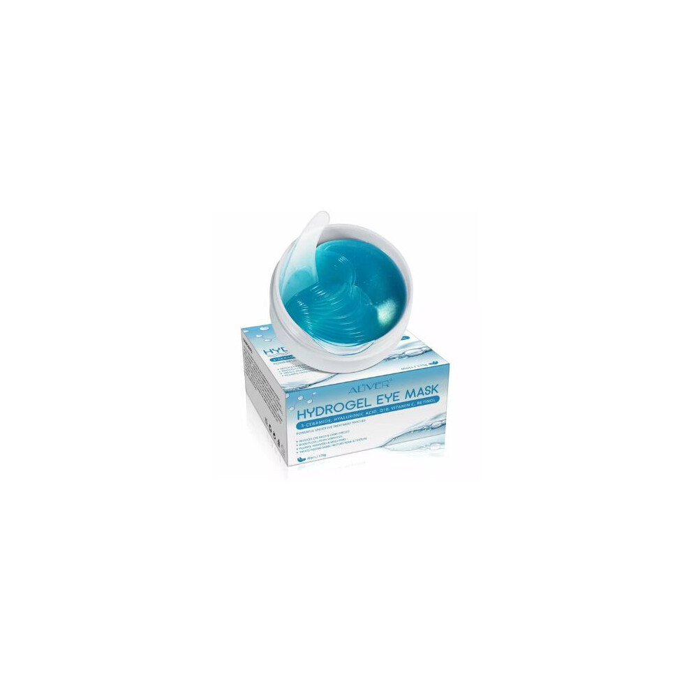 Hydrogel Under Eye Treatment Mask Dark 60Pcs Under Eye Hydrogel Hyaluronic & Retinol Mask Patches Circle Wrinkles