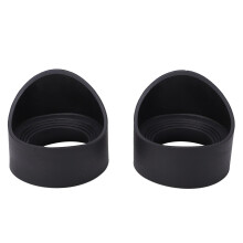2pcs Microscopes Rubber Eyecups Professional Collapsible Eyepiece Eyeshields For Protecting Eyes