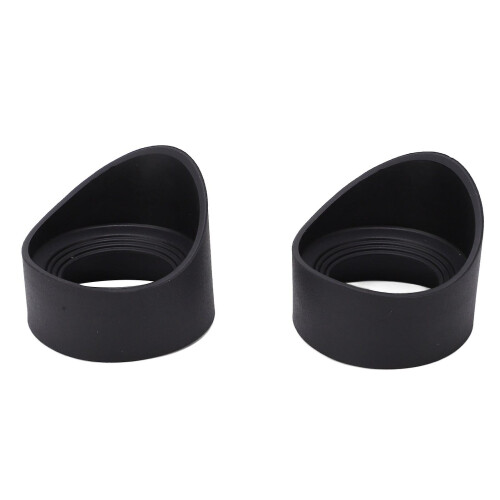 2pcs Microscopes Rubber Eyecups Professional Collapsible Eyepiece Eyeshields For Protecting Eyes 2