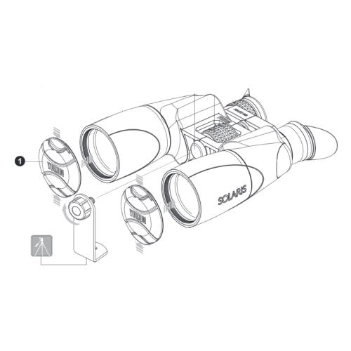 Yukon Advanced 10X50 WP Optics Solaris Porro Prism Binocular 1