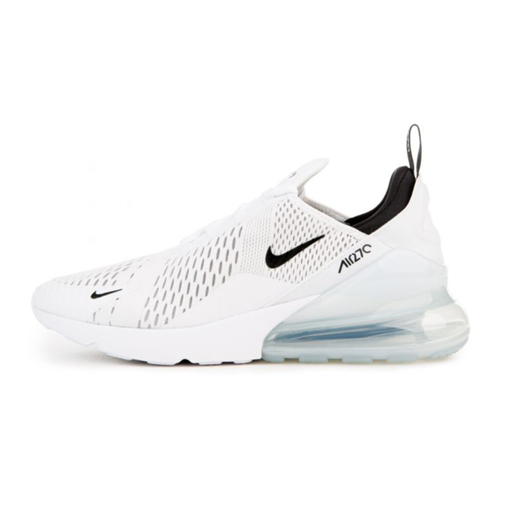 (UK4/EUR37.5/23.5CM) Nike Air Max 270 White Black AH8050-100 Men's Women Shoes