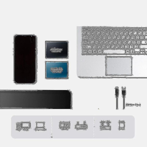 External Hard Drive 2tb Portable Waterproof And Shockproof -black 1