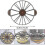 Cake Divider 10/12 Piece Round Cake Portion Marker Bread Cake Cutter Equal Part Slice Marker Baking Tool 10.6in 2