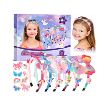 Pourbibi Unicorn Headband Making Kit for Girls