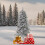 Premium 7ft Snowy Pine Christmas Tree - Pre-Lit With  White 1273 Branch Tips 4
