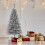 Premium 7ft Snowy Pine Christmas Tree - Pre-Lit With  White 1273 Branch Tips 6