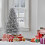 Premium 7ft Snowy Pine Christmas Tree - Pre-Lit With  White 1273 Branch Tips 9
