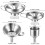 4 Pack Stainless Steel Kitchen Funnel Is Suitable For Glass Bottle Seasoning Jar For Transferring L 3