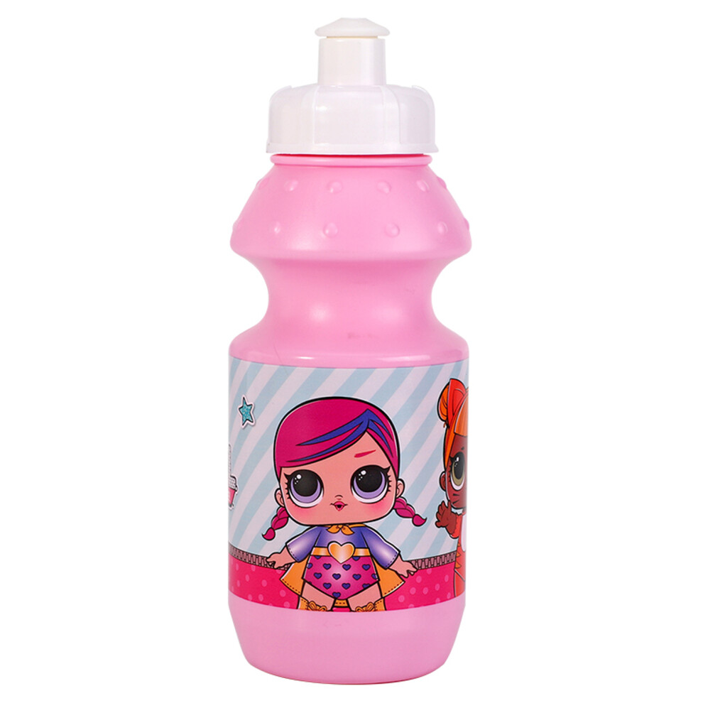 LOL Surprise Pink Plastic Sports Cap Water Bottle