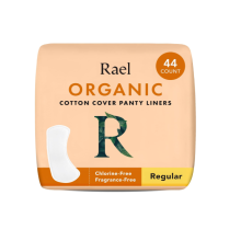 Rael Organic Cotton Cover Panty Liners - Unscented, Chlorine Free