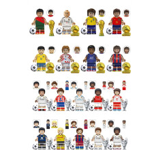 (18pcs-A) World Cup football stars building block minifigures Kids Gifts Toys