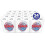 (24 Rolls (4 pack x 6)) Splash 4Pk Kitchen Roll Towel, Strong White Paper 1