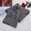 (Grey) 2pcs Ladies Winter Knitted Hat Scarf Set 1