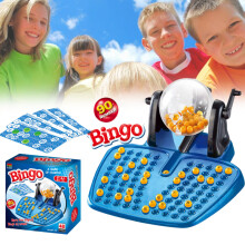 Bingo Game Family 90 Numbered Balls Lotto Game Traditional Set New 48 Cards