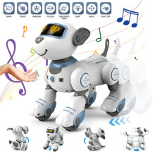 Robot Dog Remote Control Toy Interactive Touch Follow Programmable With Dance Music