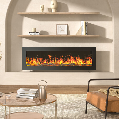 40 Inch 1800W Modern Electric Fireplace with Remote Control 2