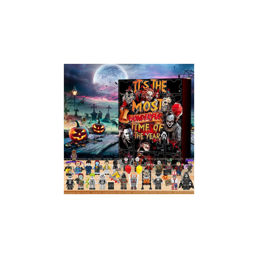 Weihang Halloween Advent Calendar With Horror Movie Characters