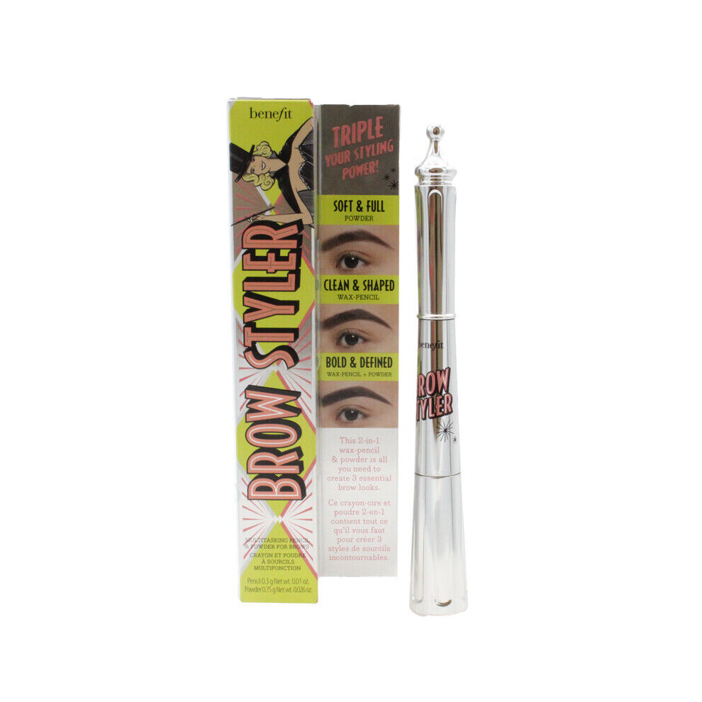 Benefit Brow Styler Brow Pencil & Face Powder Duo Soft Black