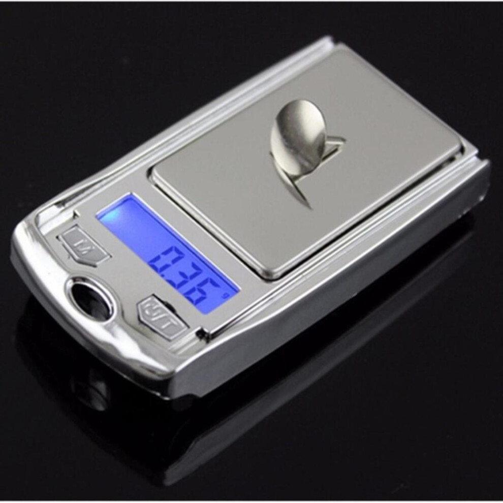 200g/0.01g Mini Portable Jewelry Electronic Scale Balance Car Key Ring Keychain