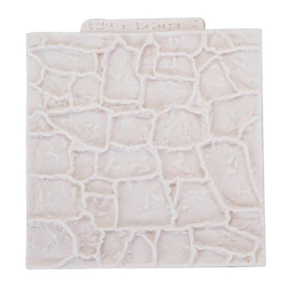 Cake Mold Stone Texture Non Sticky Food Grade Fondant Cake Making Silicone Mold Baking Tool