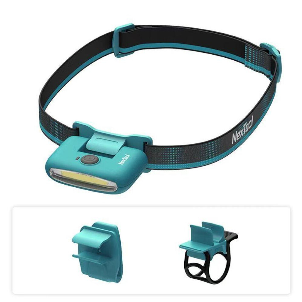 (set 2, Blue) XIAOMI NEXTOOL Headlamp COB Multi-Purpose Headlight Waterproof Type-C Rechargeable Head Light LED Flashlight Outdoor Lamp