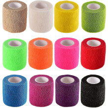 12 Pieces Adhesive Bandage Wrap Stretch Self-adherent Tape For Sports, Wrist