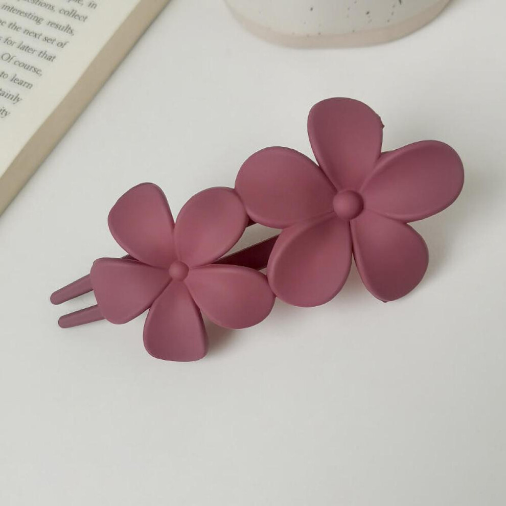 Acrylic Flower Hair Clips For Women