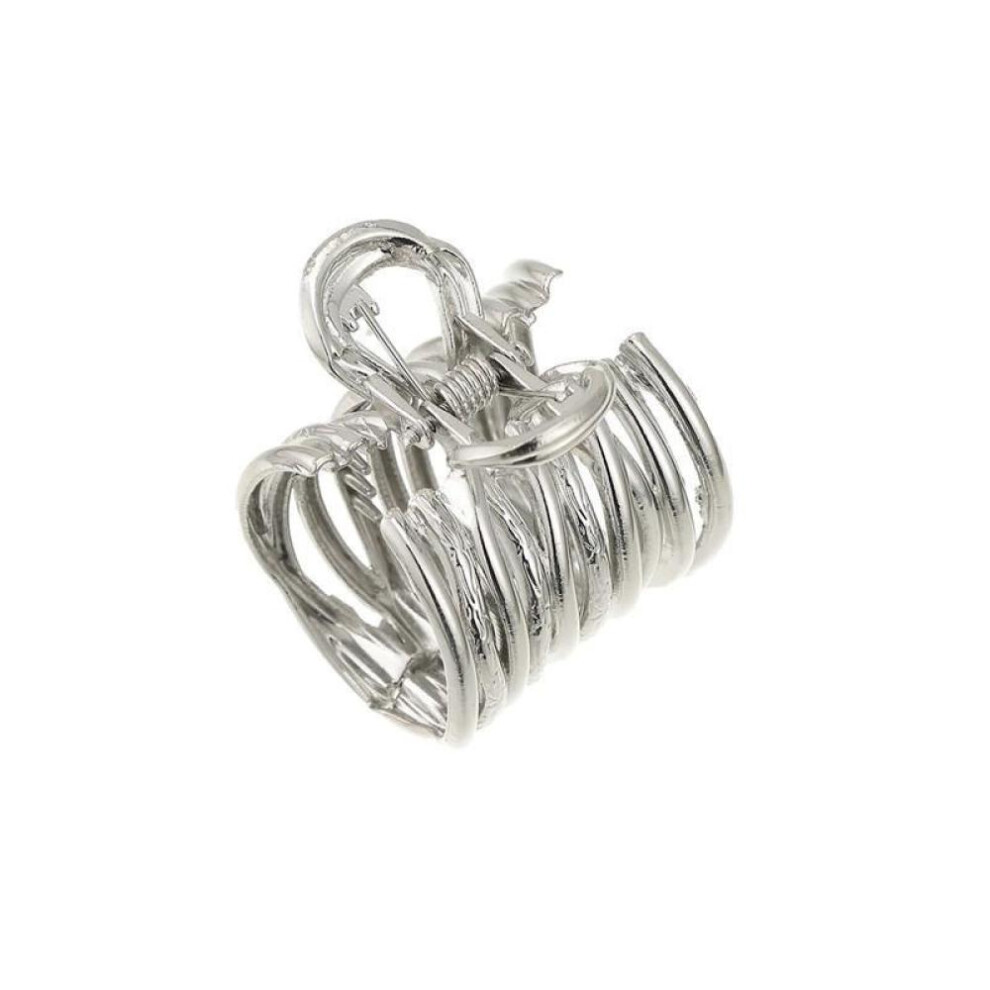 Metal Spiral Hair Claw Hairpin Women Hollow Ponytail Fixed Hair Clips Girls Hightail Hair Accessories