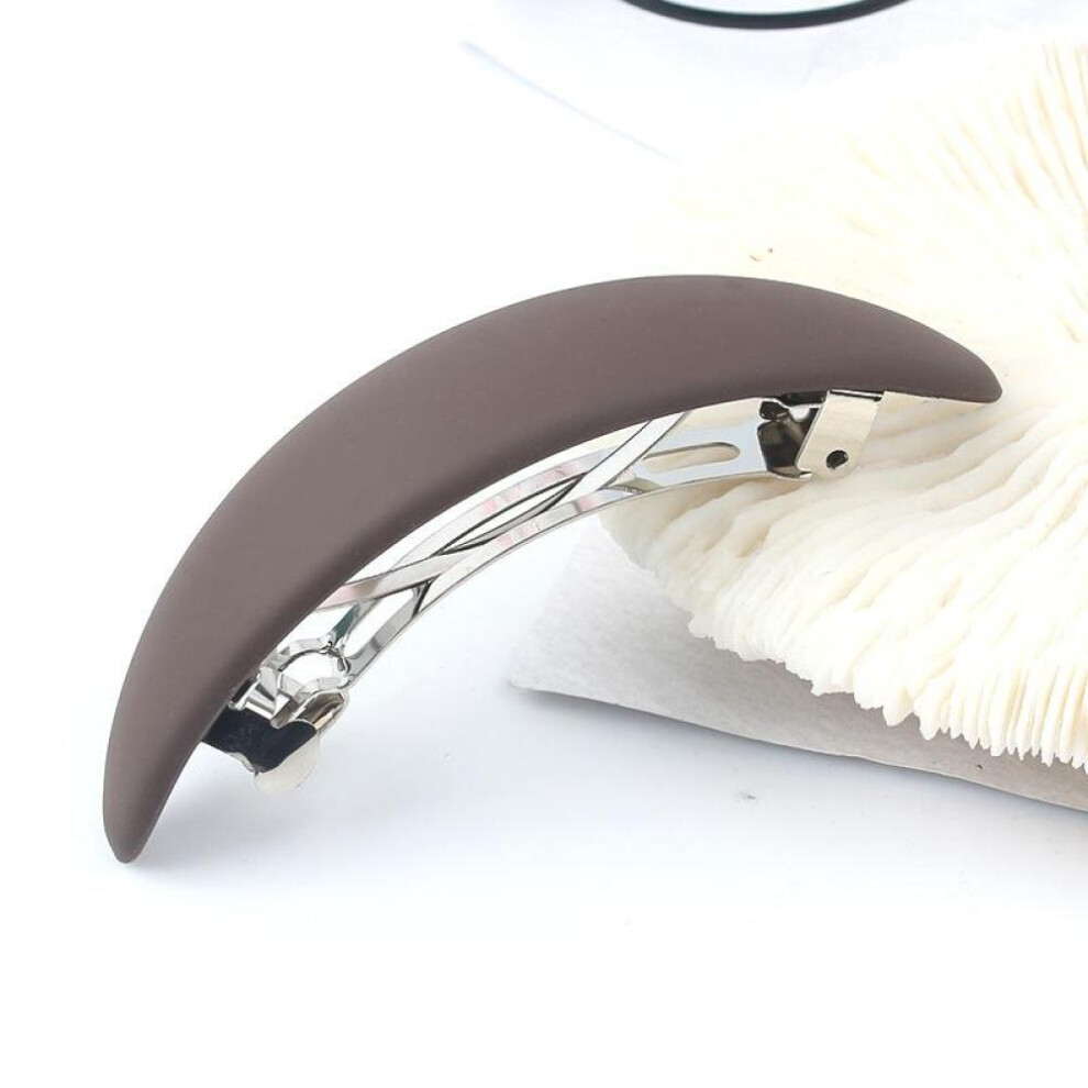 Fashion Matte Geometric Hair Clip Elegant Women Barrettes Hairpins Ponytail Holder Hairgrips Girls Hair Accessories Styling Tool