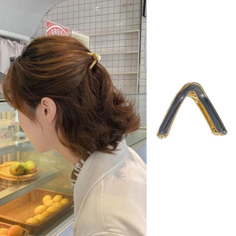 Fashion Acetate Triangle Hair Clips for Women Girls Hair Claw Chic Barrettes Claw Crab Hairpins Styling Tool Hair Accessories